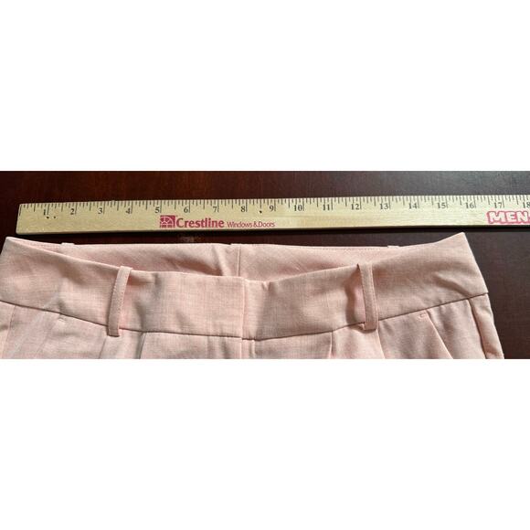 Worthington Pants Size 4 Ankle Length Blush Pink Heather Career Business Work - Picture 7 of 8